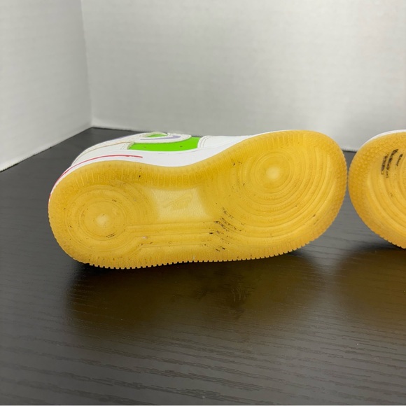 Nike Force 1 LV8 Toddler Kids Shoes Sz 7c White Space Purple - Picture 7 of 10